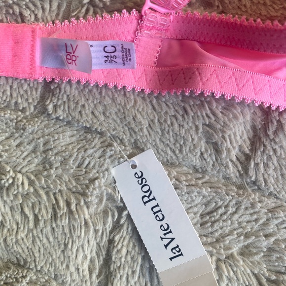 La Vie en Rose Pink Bra - Picture 3 of 6